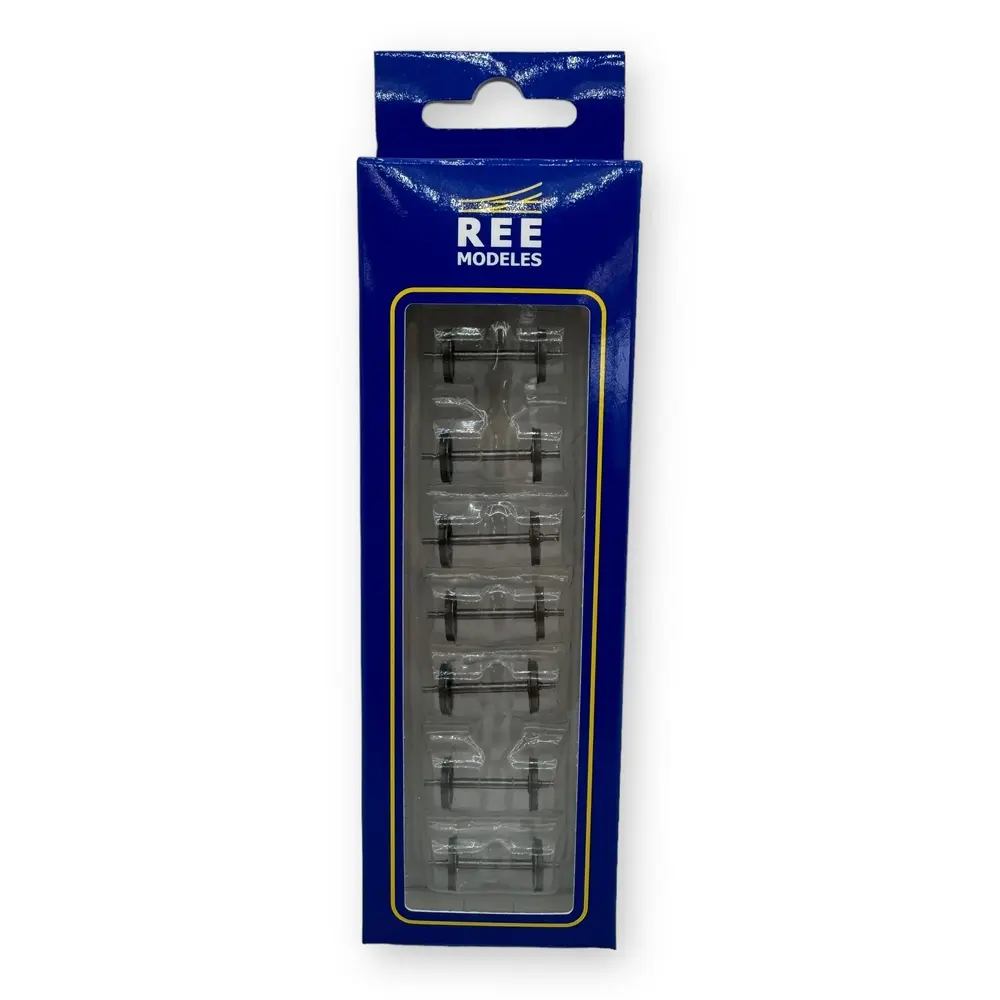 Essieux wagons TP avec roues à rayons (x8) - REE Modèles XB21408 - 2