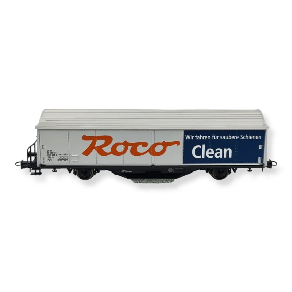 Wagon nettoyeurs de rails Roco 46400 - HO : 1/87 - Roco Clean - 3