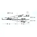 Rail Droit G 1/4 Traverses Bois - 57.5mm - ROCO 42413  - HO 1/87 - Code 83 - 2