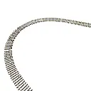 Rail Flexible F4 - Traverses Bois - 920 mm - Roco 42400 - HO 1/87 - Code 83 - 3