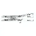 Traversée Jonction Simple EKW15 R 531 mm 15° - ROCO 42448/42449  HO 1/87 - Code 83 - 3