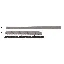 Boite de ballast caoutchouc Rocoline 42661 pour rail flexible - HO : 1/87 - Code 83 - 2