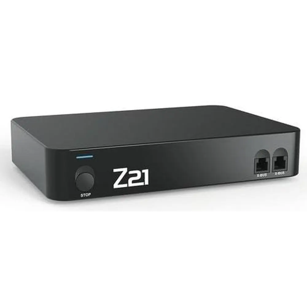 Coffret centrale Z21 noire avec routeur wifi et télécommande sans fil - Roco 10834 - 2