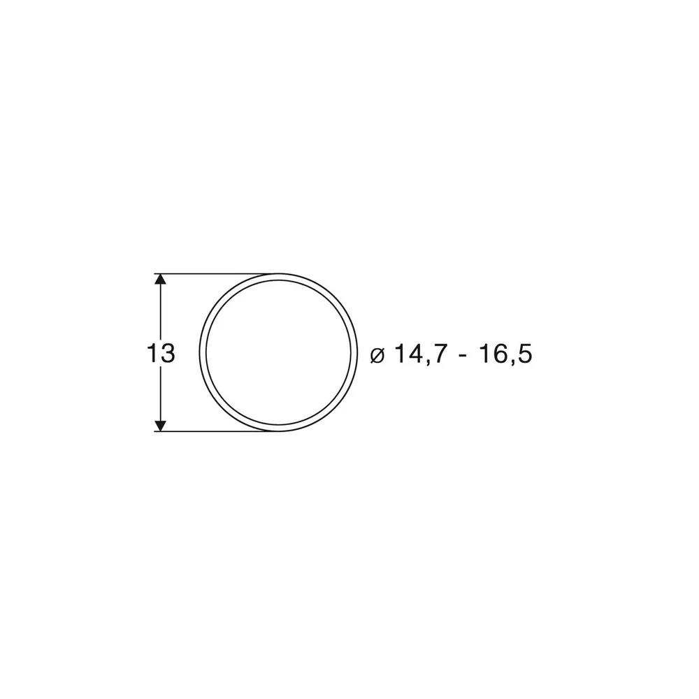 Sachet de 10 bandages d'adhérence - Roco 40071 - 14,7 à 16,5 mm de diamètre - HO - 3