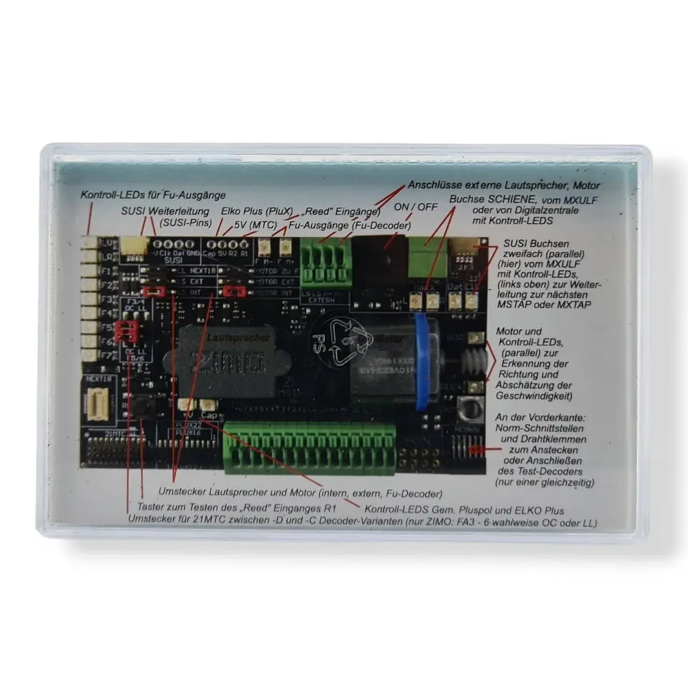 Testeur de décodeur & de carte connexion ZIMO MSTAPK - 4