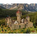 Château-fort du Moyen âge - VOLLMER 49910 - HO 1/87 - 4