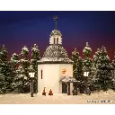 Chapelle commémorative Silent Night - Eclairage LED et neige artificielle - Vollmer 43570 - Z 1/220 - 4