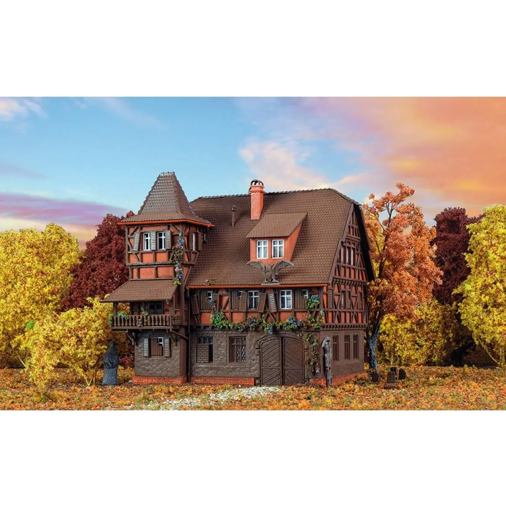 Villa vampire avec avec lumière vacillante - VOLLMER 47679 - 1/160 - 3