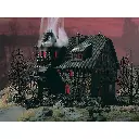 Villa vampire avec avec lumière vacillante - VOLLMER 47679 - 1/160 - 5