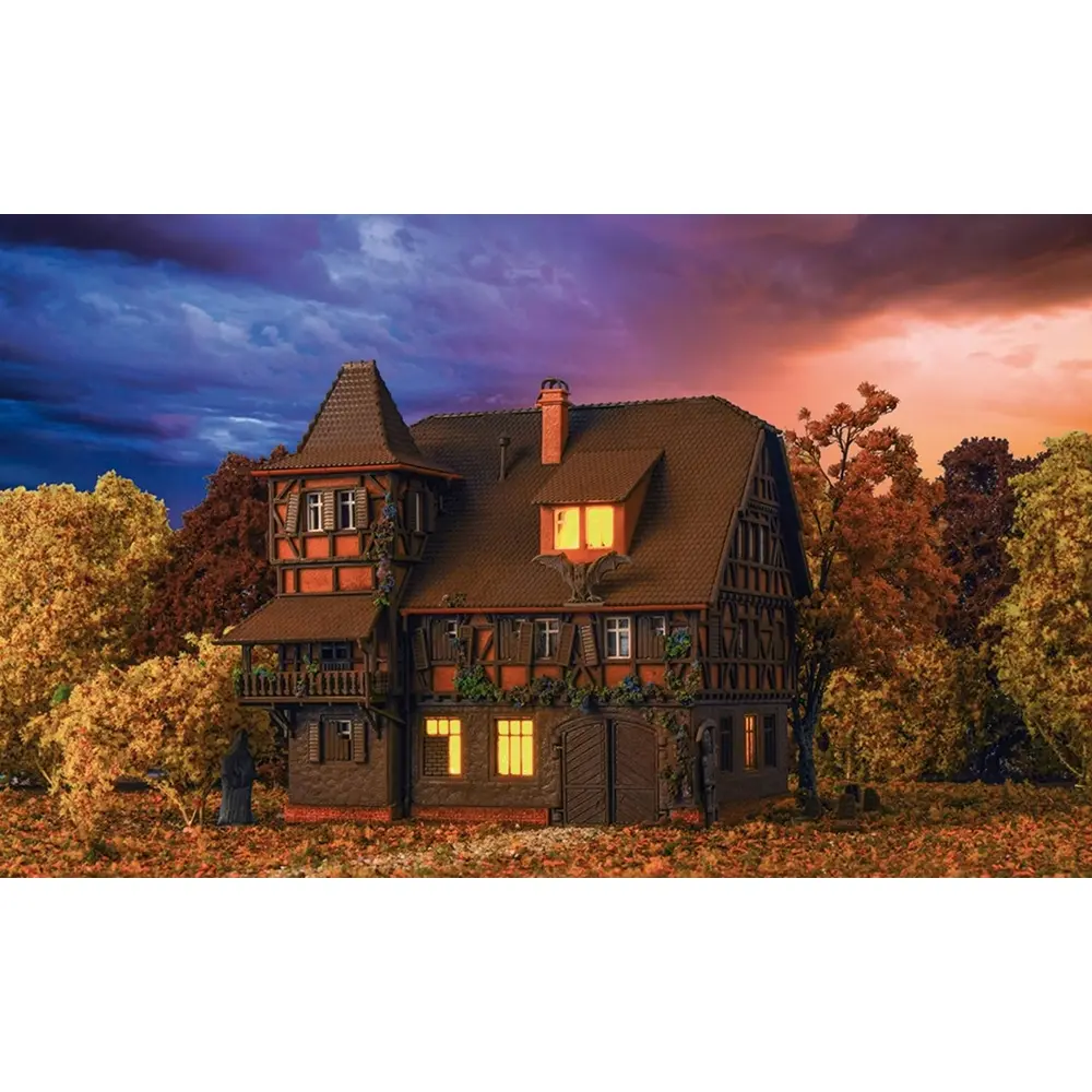 Villa vampire avec avec lumière vacillante - VOLLMER 47679 - 1/160 - 4