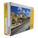 Quai de gare couvert Baden-Baden - Vollmer 47504 - N 1/160 - 65 x 35 x 45 mm - 4