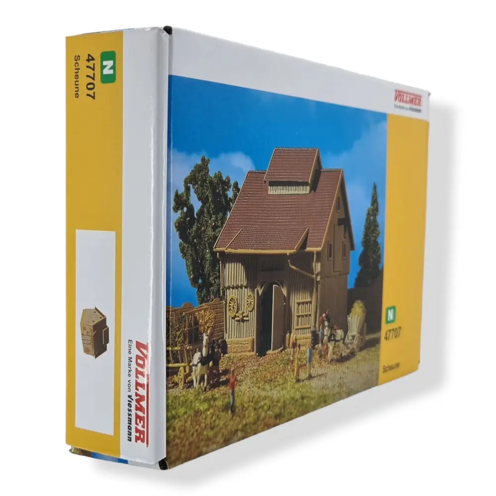 Maquette agricole Grange - Vollmer 47707 - N 1:160 - 98 x 75 x 81 mm - 2