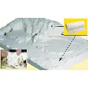 1 rouleau de tissu plâtré WOODLAND SCENICS C1203 - 203x4570mm  - 92,9 dm² - 2