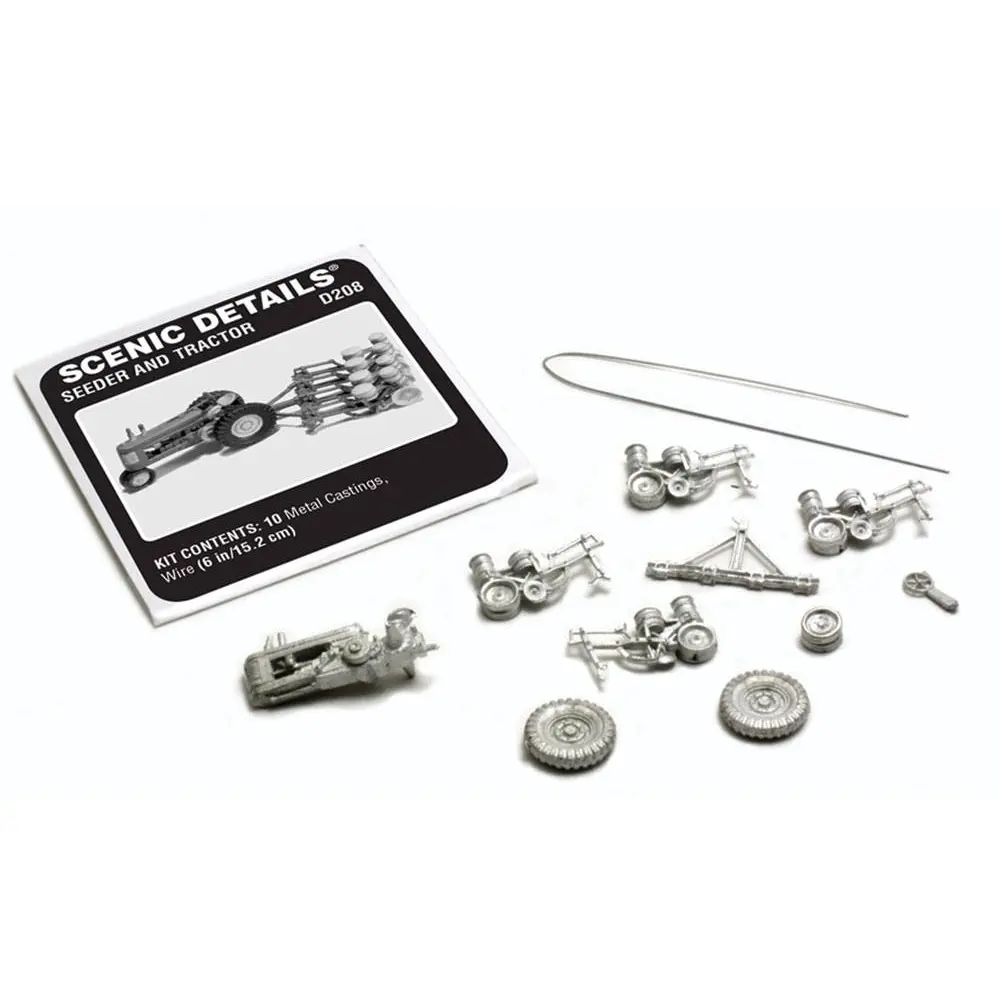 Tracteur et semeuse - Woodland Scenics D208 - HO 1/87ème - 2