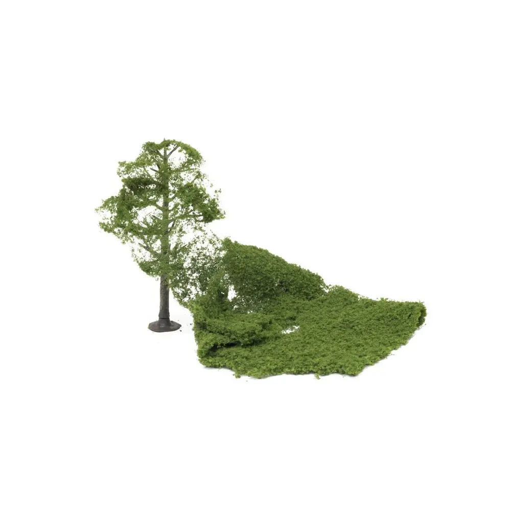 Flocage vert moyen - Woodland Scenics F52 - 464 cm² - 3