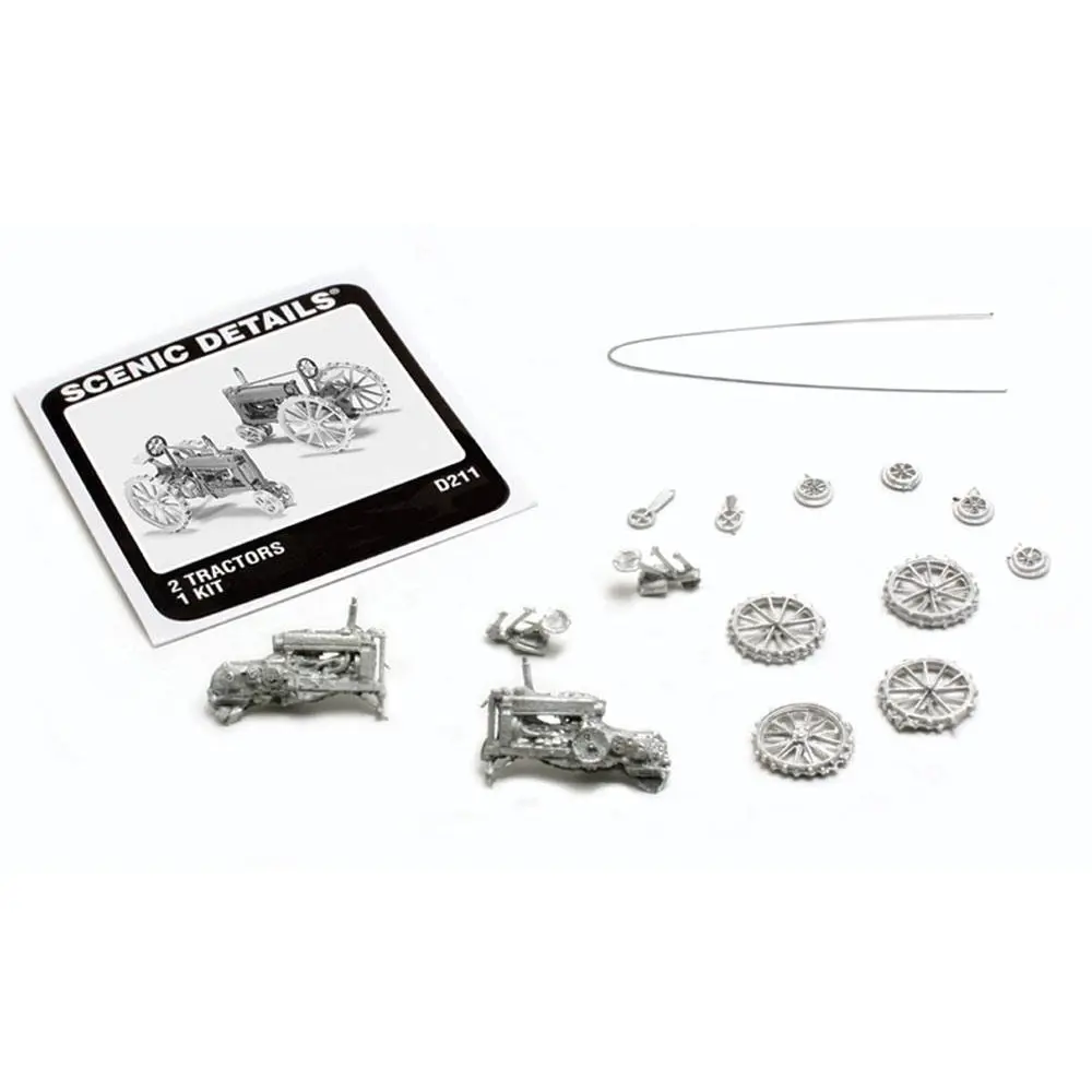 Lot de 2  tracteurs (1929-1938) - Woodland Scenics D211 - HO  1/87 - 2