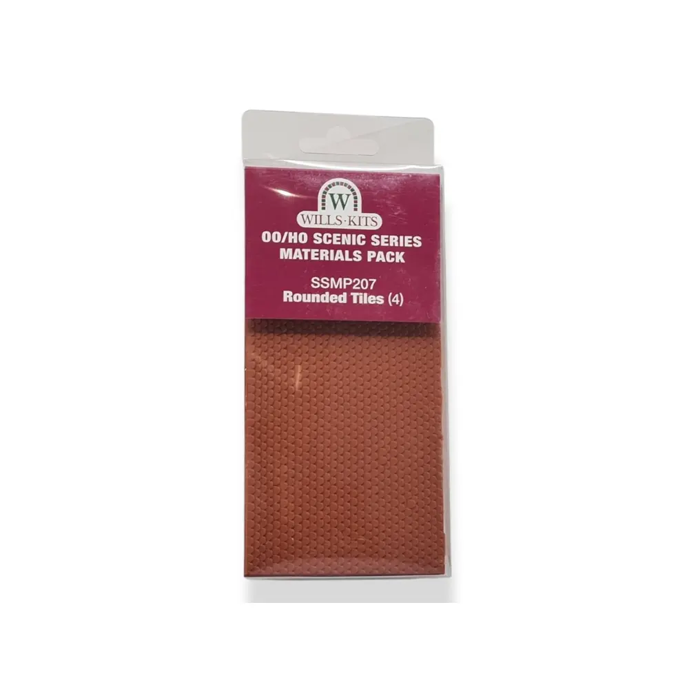  Plaques de décor Tuiles - Wills-kits SSMP207 - OO 1/76 - HO 1/87 - 2