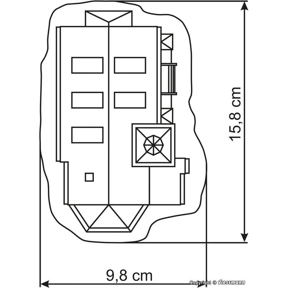 Église du village de Ditzingen - Vollmer 47736 - N 1/160 - 5