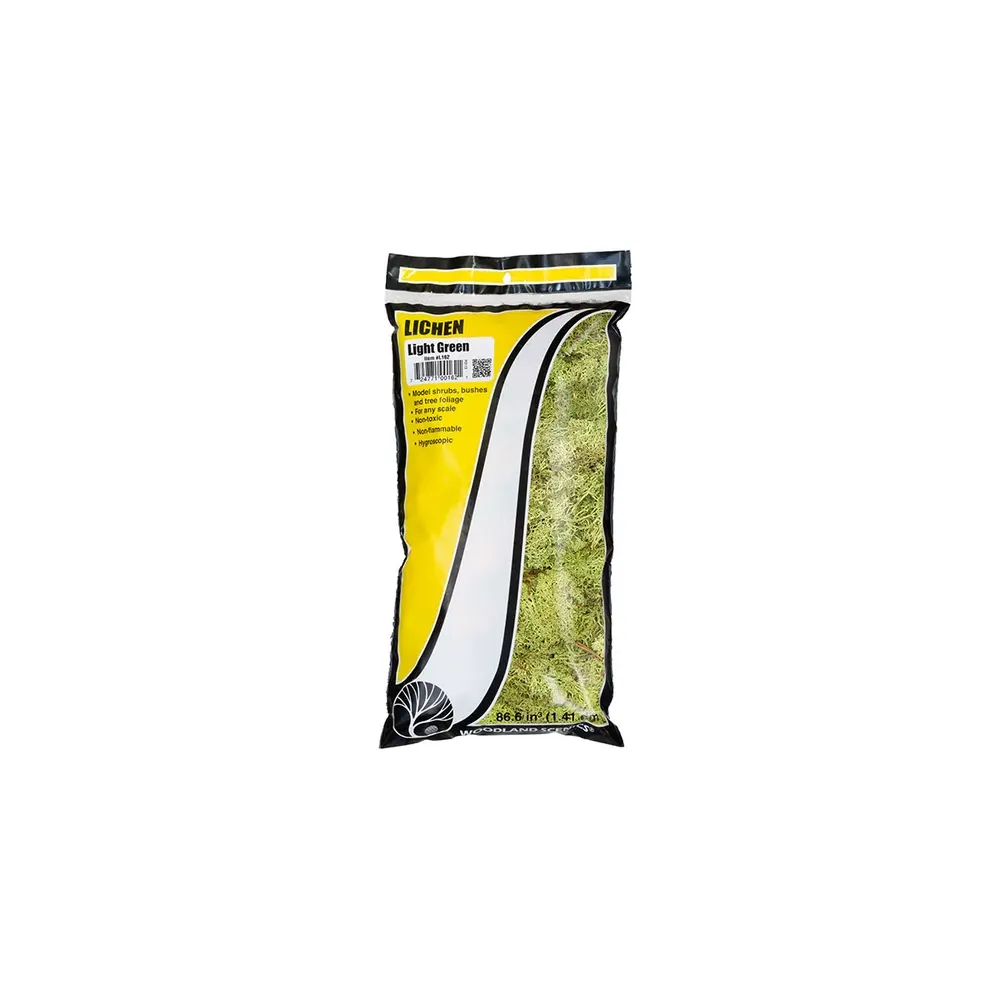 Mousse lichen vert clair - Woodland Scenics L162 - 1,4L - 2
