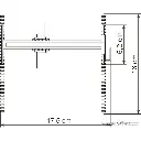 Grue à conteneur - VOLLMER 47905 - Échelle N 1/160 - 175 x 62 / 160 x 83 mm - 5