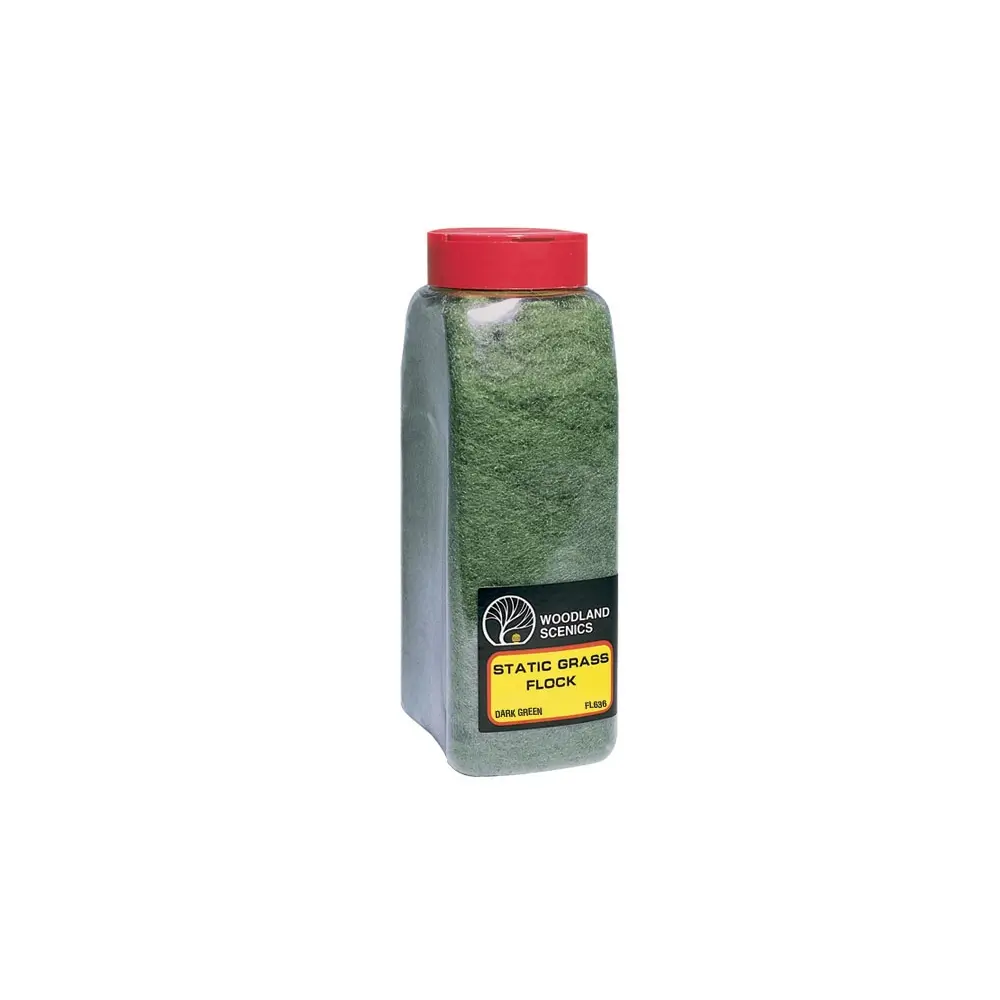 Flocage herbe vert foncée - Woodland Scenics FL636 - 945ml - 2