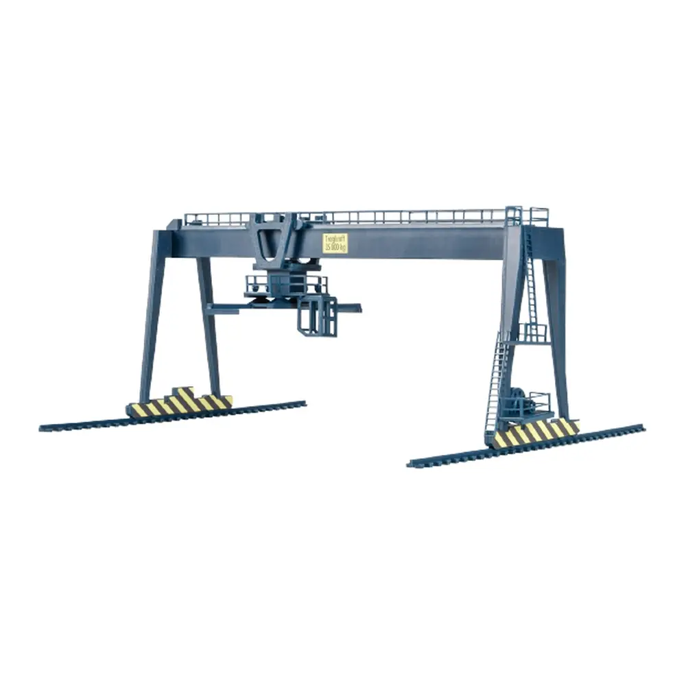 Grue à conteneur - VOLLMER 47905 - Échelle N 1/160 - 175 x 62 / 160 x 83 mm - 2