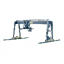 Grue à conteneur - VOLLMER 47905 - Échelle N 1/160 - 175 x 62 / 160 x 83 mm - 2
