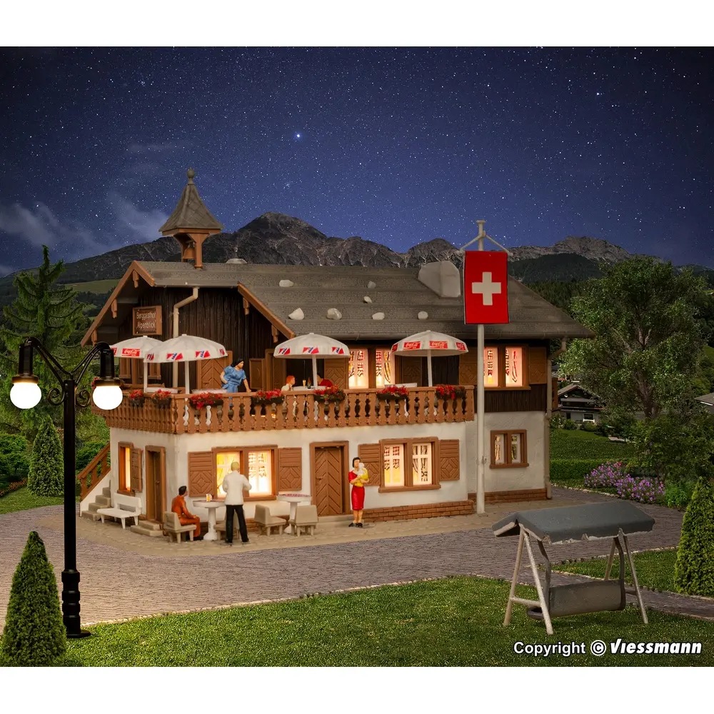 Restaurant en zone alpine - Vollmer 43706 - HO 1/87 - 4