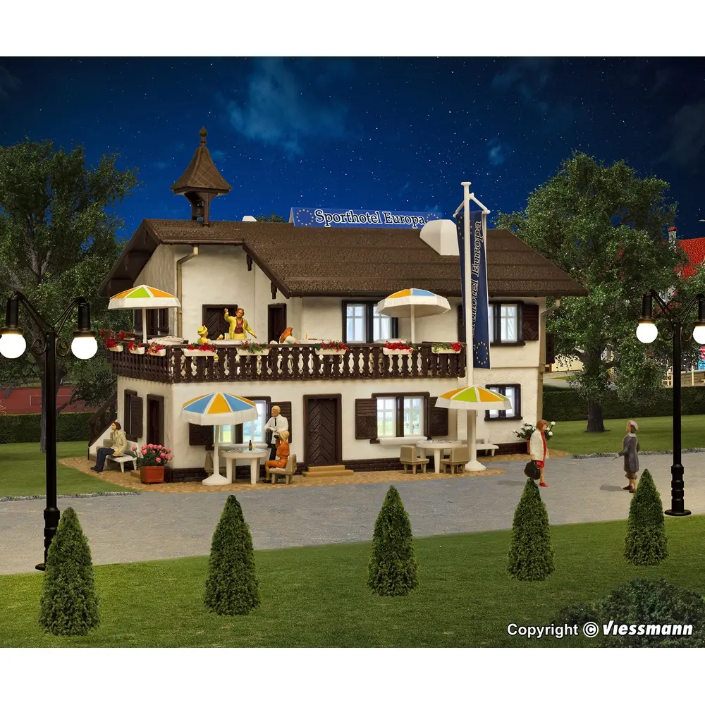 Hôtel de sport et de bien-être « Europe » - Vollmer 43808 - HO 1/87 - 4