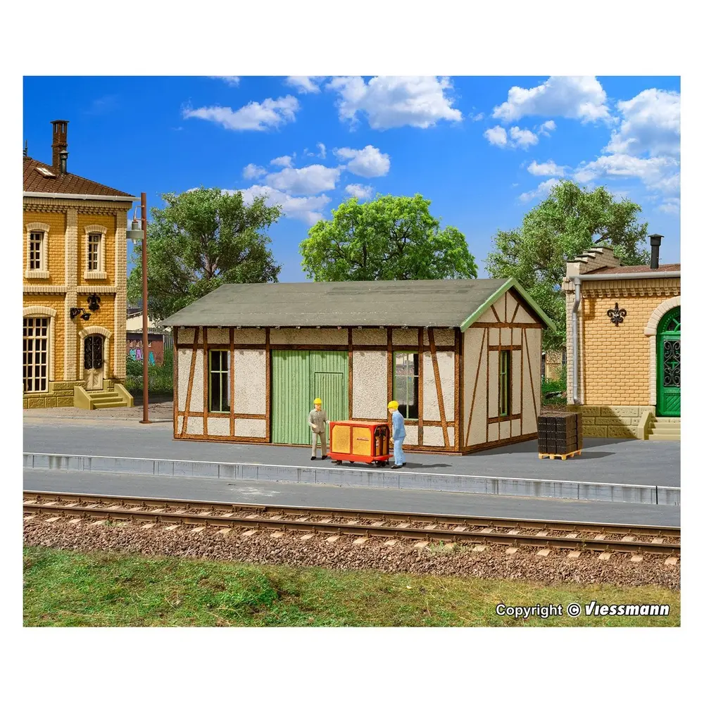 Atelier ferroviaire Vollmer 45640 - HO 1/87 - 106 x 71 x 55 mm - Kit à assembler - 3