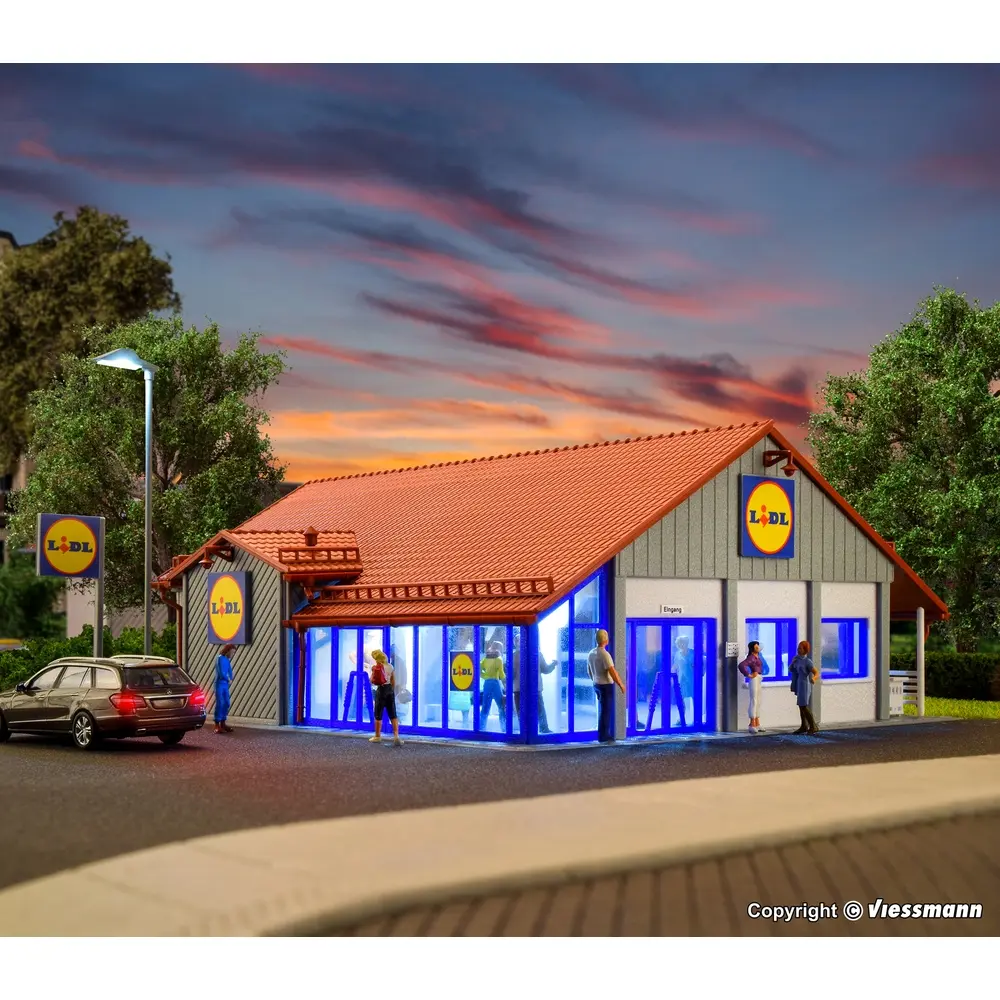 Supermarché Lidl - Vollmer 43662 - HO 1/87 - 4