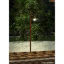 Lampadaire Wood - Viessmann 6065 - HO 1/87 - LED blanc chaud - 2