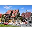 Kit éclairé Café-Bistro aménagé - VOLLMER 43695 - HO 1/87 168x138x155mm - 6