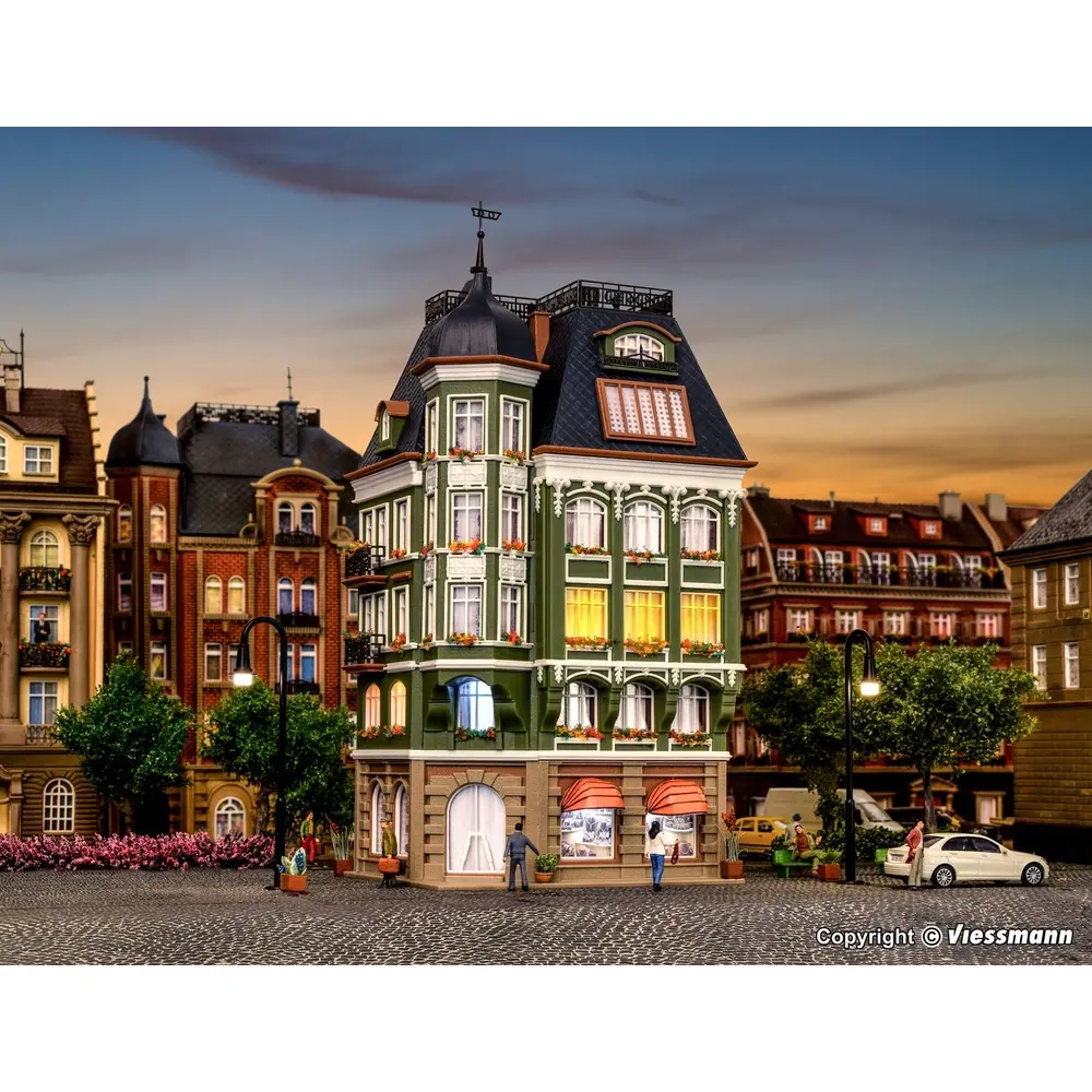 Banque maison à plusieurs étages - VOLLMER 43771 - HO 1/87 - 4