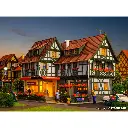 Pâtisserie et Glacier, aménagement intérieur et éclairage LED - VOLLMER 43683 - HO 1/87 - 3