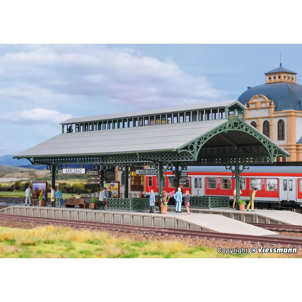 Quai couvert - VOLLMER 43545 - HO 1/87 - 4