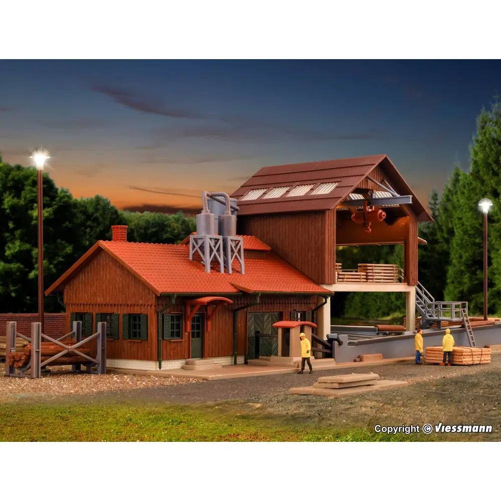 Scierie et accessoires - VOLLMER 43797 - HO 1/87  - 4