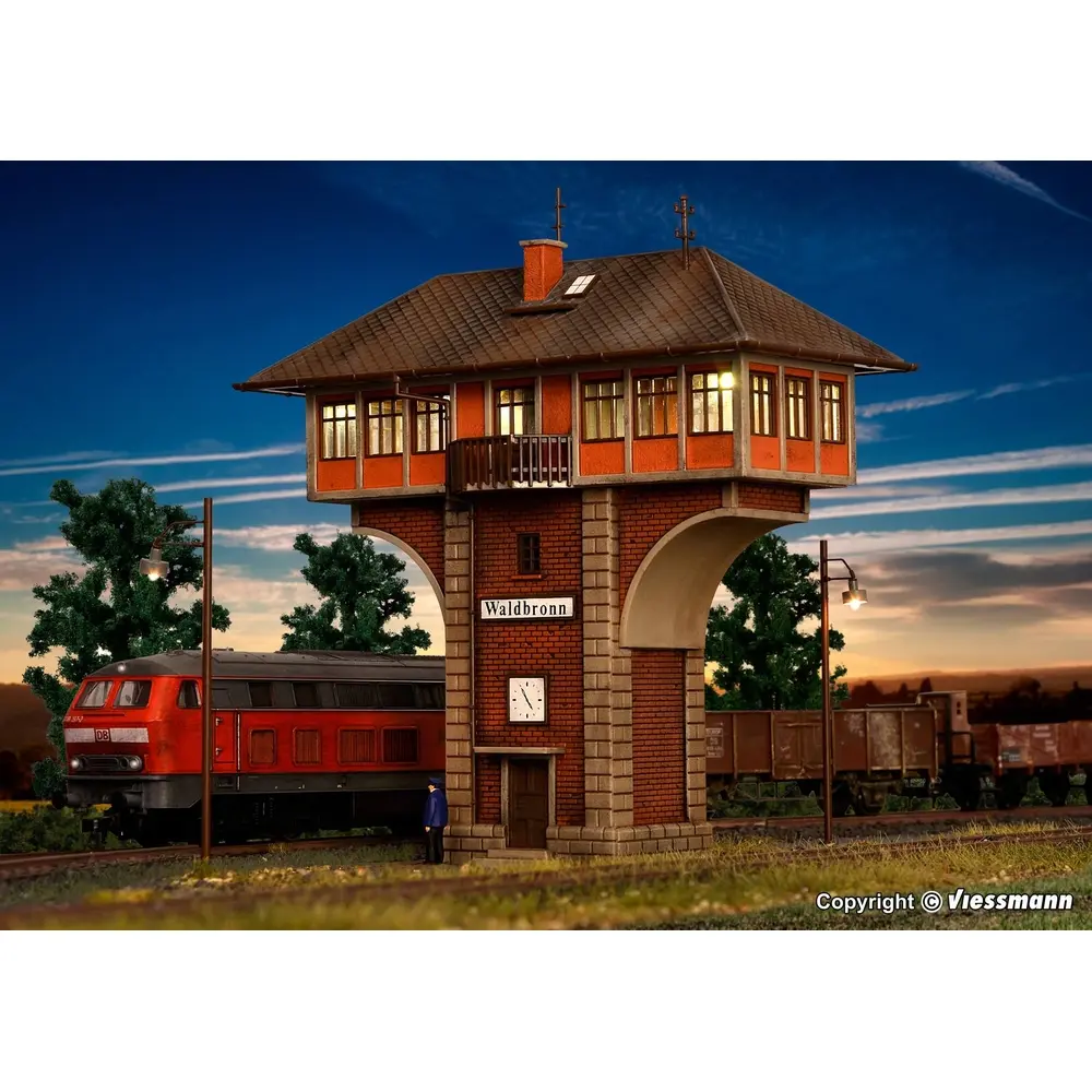 Poste d'aiguillage "Champignon" de Waldbronn VOLLMER 45738 - HO 1/87 - 4