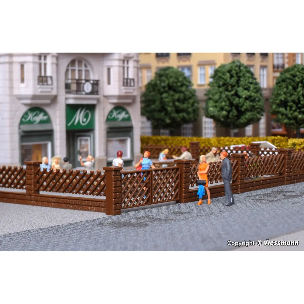 Clôture de Chasseur - 192x4x17mm - Vollmer 45011 - HO : 1/87  - 2