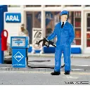 Figurine animée - Employé de station service en mouvement - Viessmann 1558 - HO 1/87 - 3