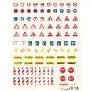 Coffret déco Panneaux de signalisation - Vollmer 45160 - HO 1/87  - 3