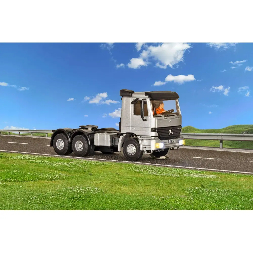 Camion motorisé Mercedes-Benz ACTROS Viessmann 8030 - HO 1/87 - livrée grise - 3