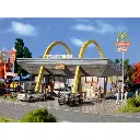 McDonald's Restaurant avec McDrive Vollmer 43634 - HO : 1/87 - 176 x 158 x 98 mm - 2