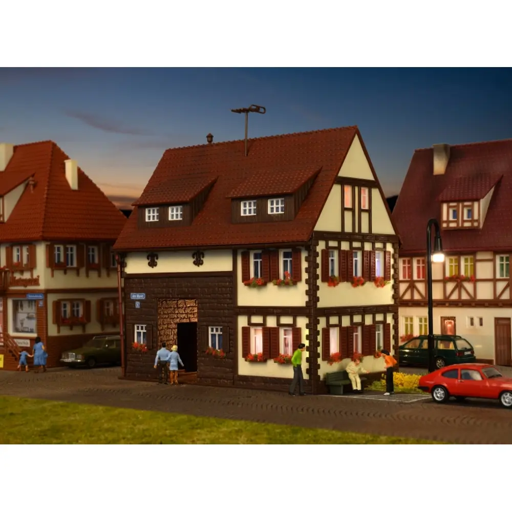 Maison en ville - VOLLMER 43653 - HO 1/87 - 4