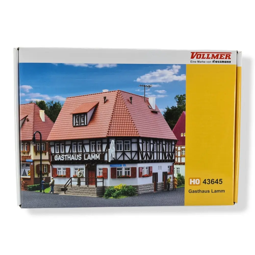 Maquette Restaurant - Vollmer 43645 - HO 1:87 - 142 x 132 x 140 mm - 4