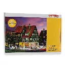 Kit éclairé Café-Bistro aménagé - VOLLMER 43695 - HO 1/87 168x138x155mm - 4