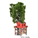 Cabane dans les arbres -  VOLLMER 43601 - HO 1/87 - 90 x 85 x 90 mm - 2