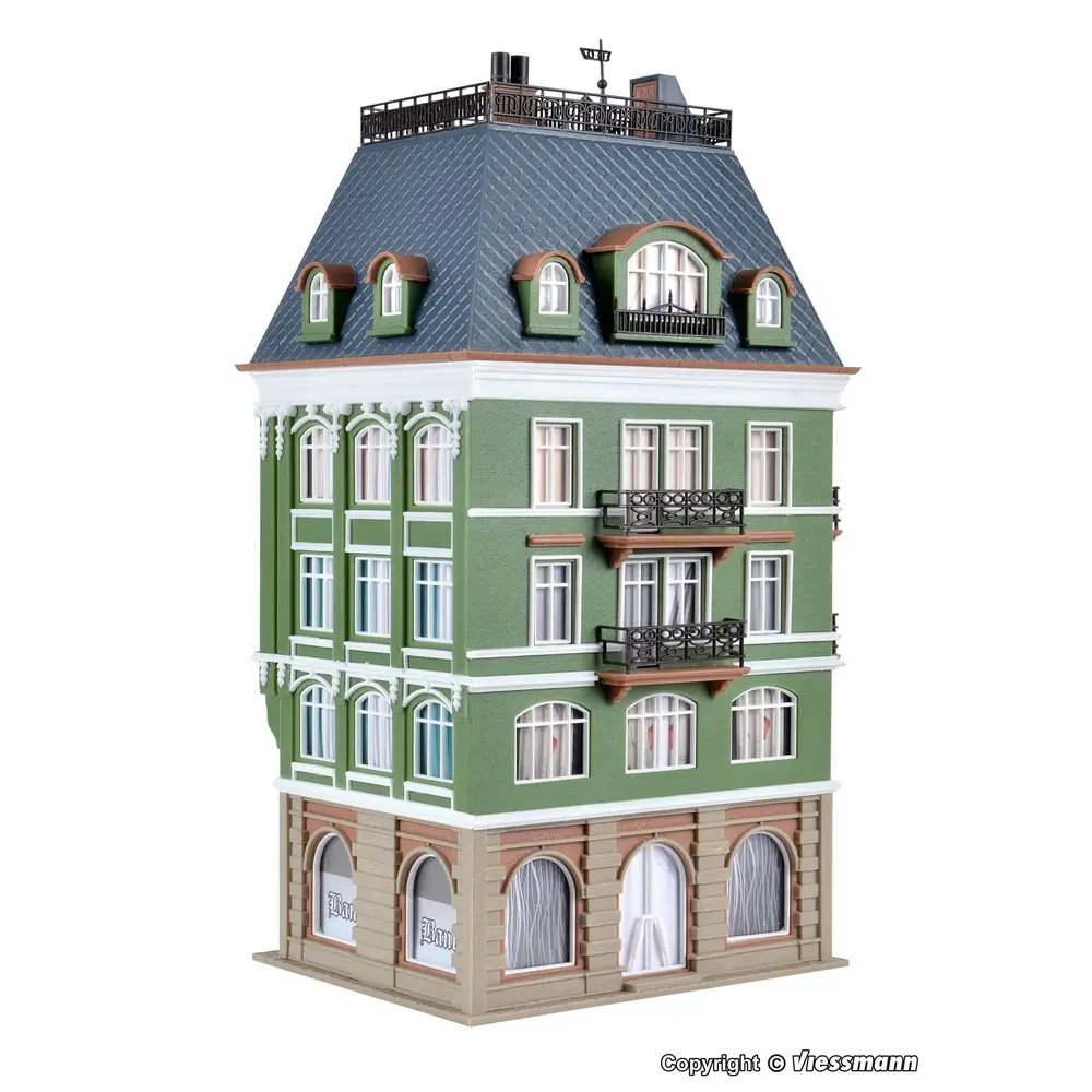 Banque maison à plusieurs étages - VOLLMER 43771 - HO 1/87 - 2