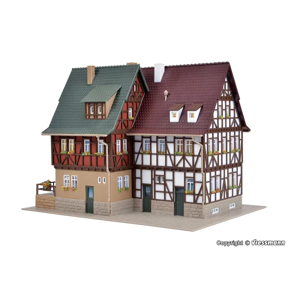 Boutique aménagée avec éclairage intérieur fonctionnel - Vollmer 43694 - HO 1/87 - 3