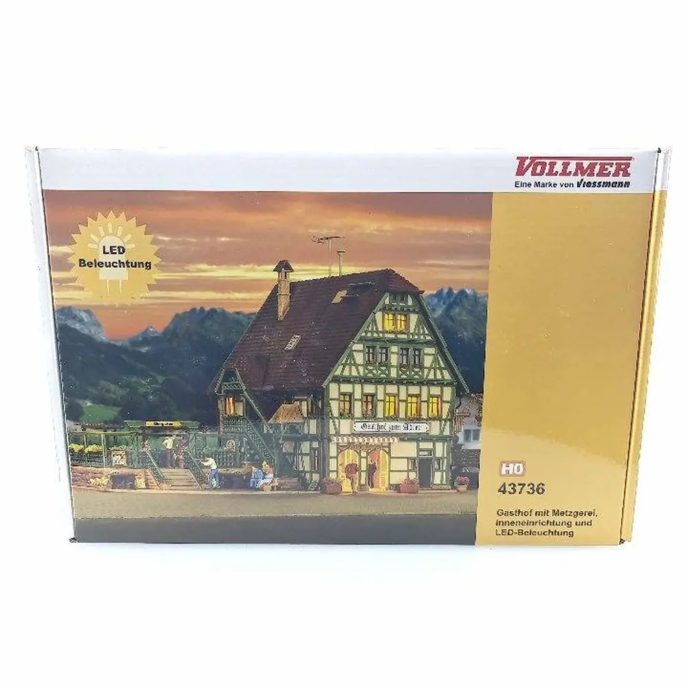 Auberge avec boucherie, aménagement intérieur / éclairage LED VOLLMER 43736 - HO - 4